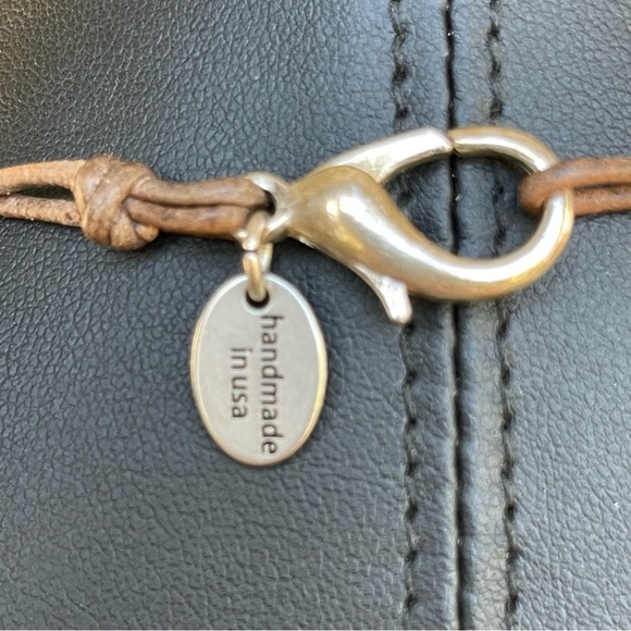 Lizzy James Made In USA Dragonfly Double Strand Corded Necklace 18” Length - Picture 5 of 6